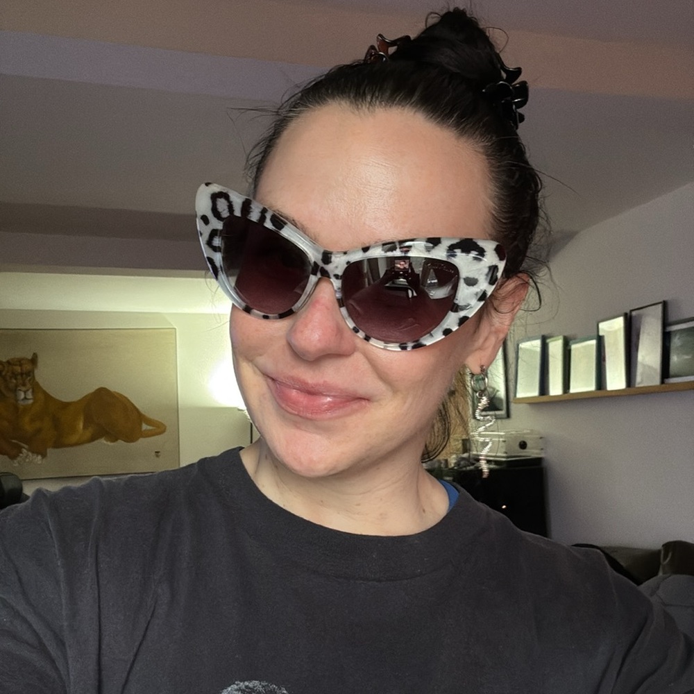 Roberto Cavalli speckled cat eye sunglasses - Picture 6 of 9